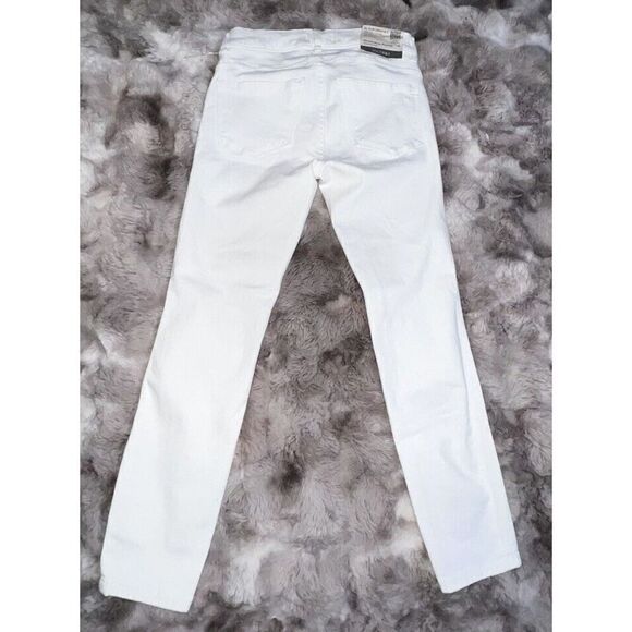 NWT DL1961 Florence Maternity White Cropped Instasculpt Skinny Jeans—$179–Sz 26 - Picture 13 of 16